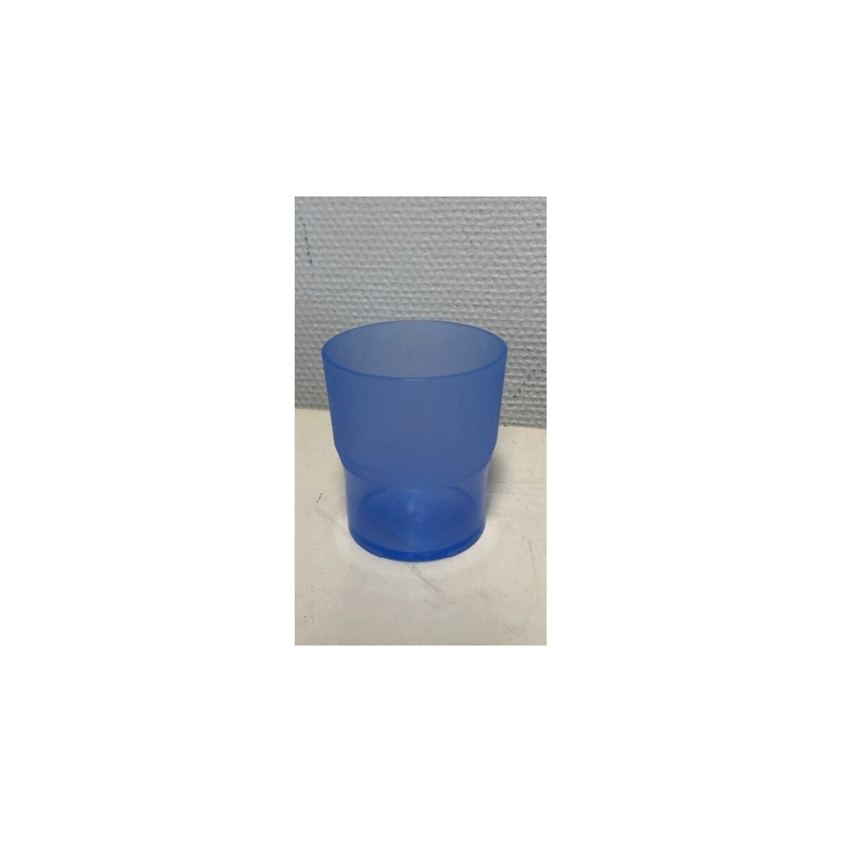 VERRE GOBELET POLY 20CL BLEU