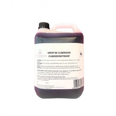 RASPBERRY CUBEDON SYRUP 5L SWEETCUBERDONS