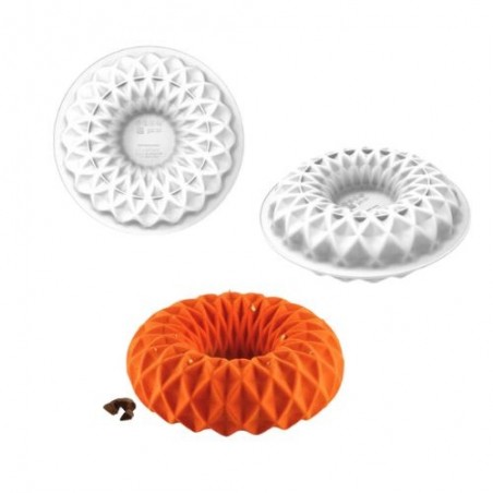 SILIKOMART MOULE SILICONE KALEIDO 1100 Ø19CM H6CM VOL 1100ML