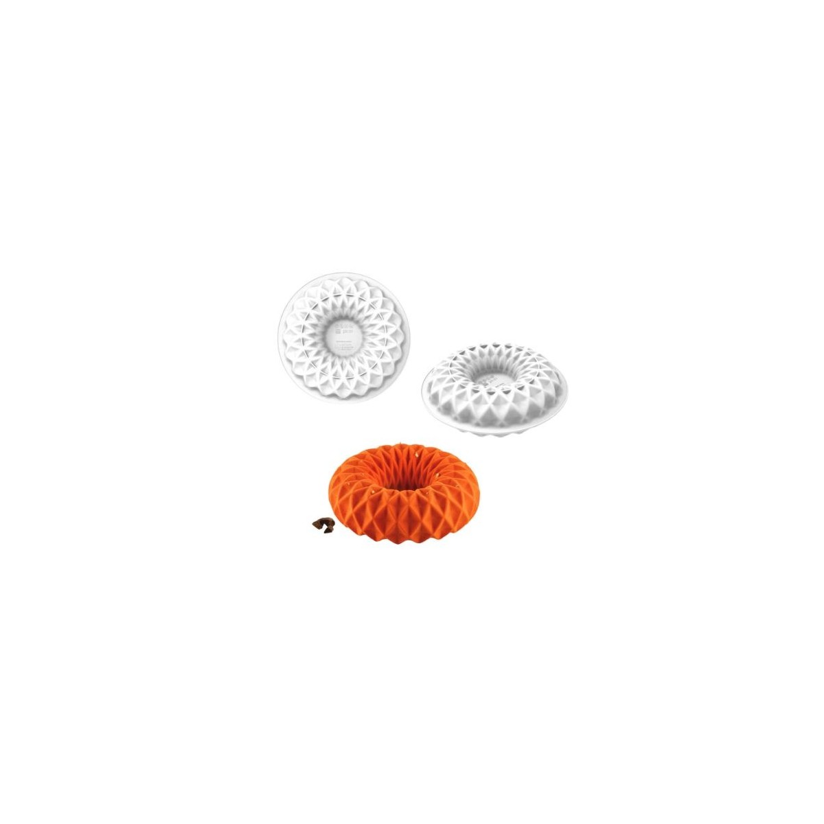 SILIKOMART MOULE SILICONE KALEIDO 1100 Ø19CM H6CM VOL 1100ML