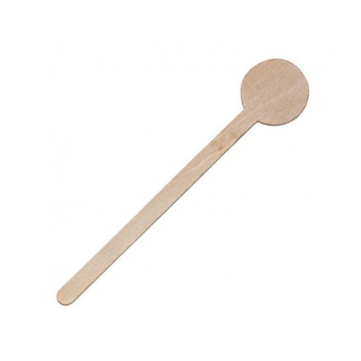 210STIRBOIS10 AGITATEUR SPATULE BOIS 10CM BOUT ROND 500PCES