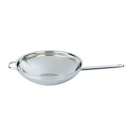 DEMEYERE APOLLO 7 WOK INOX 32CM 5.5L-1 P+CONTRE PFOND PLAT