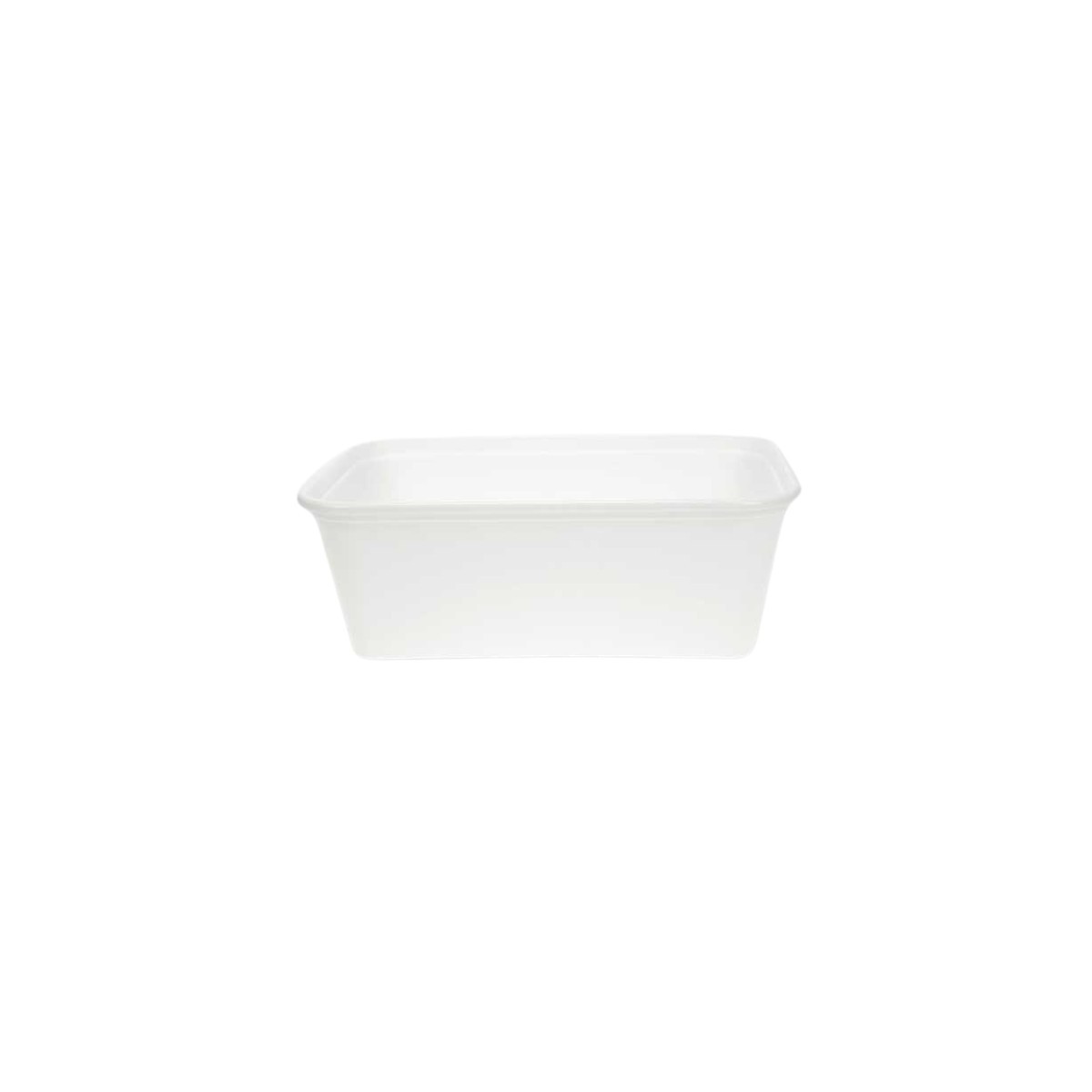 MICROWAVEABLE WHITE PP TRAY 750ML 25PCS