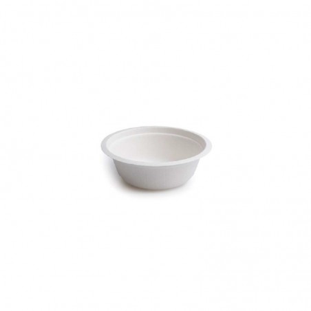 WHITE SUGARCANE PULP BOWL 350ML 50PCS