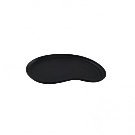 KAROLA LARGE BLACK PLATE 33.5X23XH2CM