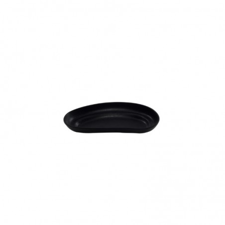 KAROLA SMALL BLACK PLATTER 20.5X10.5XH2.7CM