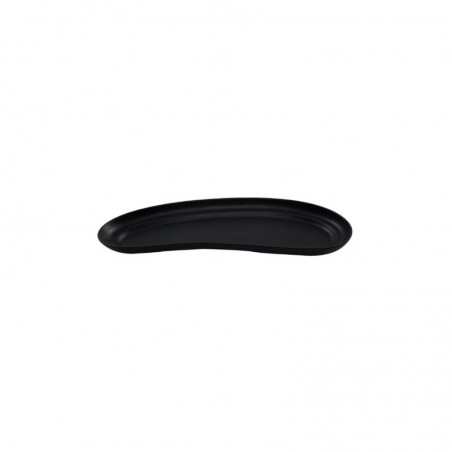 KAROLA LARGE BLACK PLATTER 40X14.6XH3CM