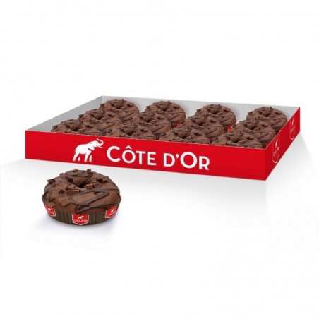 B & B 29505 COTE D'OR CHOCOLADE DONUT 48 X 75GR