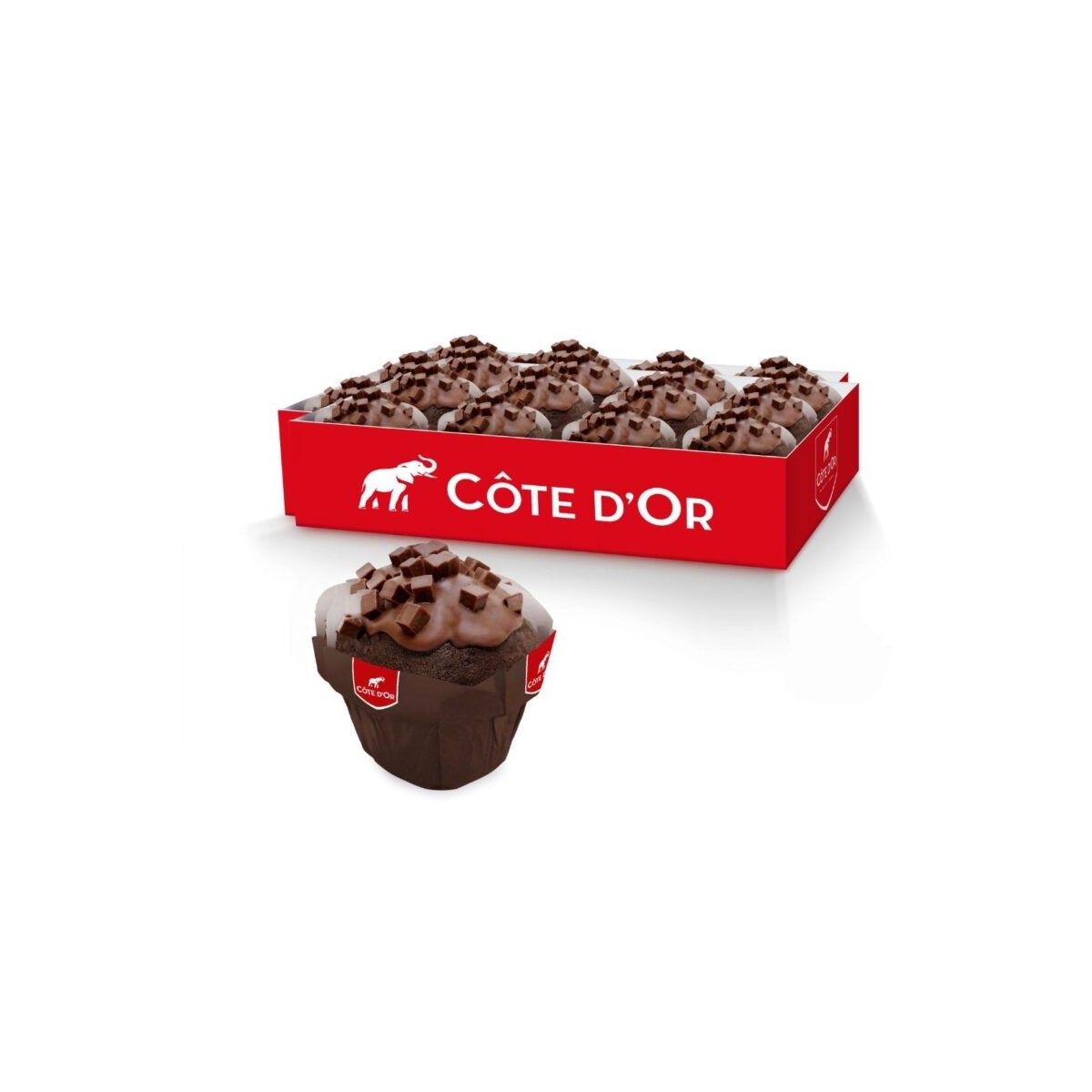 B & B 29508 MUFFIN FOURRÉ COTE D OR 36 X 110GRS/CDE