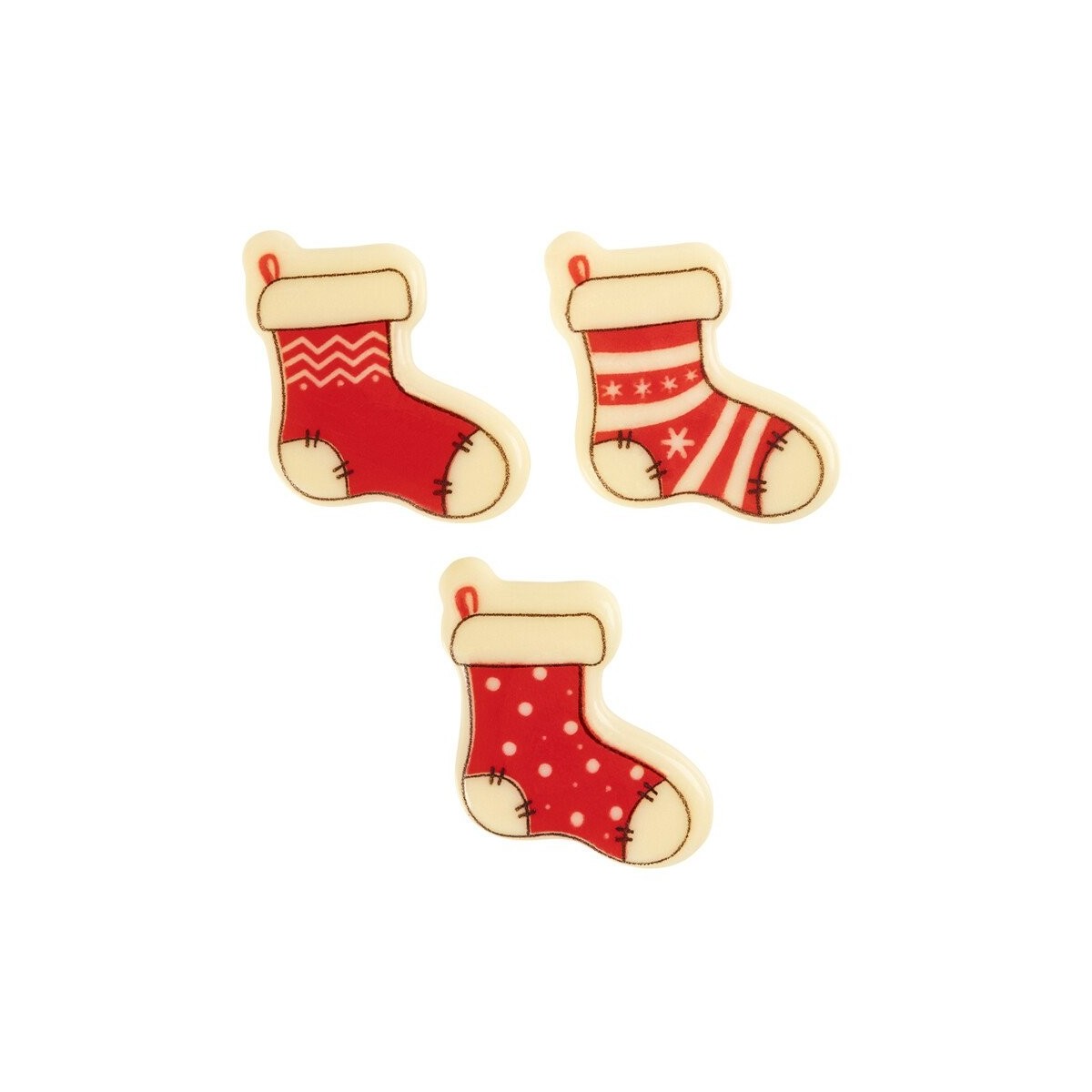 15464 CHRISTMAS SOCK WITH LOOP 2.6X4CM 160PCS ON ORDER