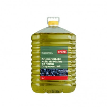 DELIZIO HUILE DE PEPINS DE RAISINS 5L PET