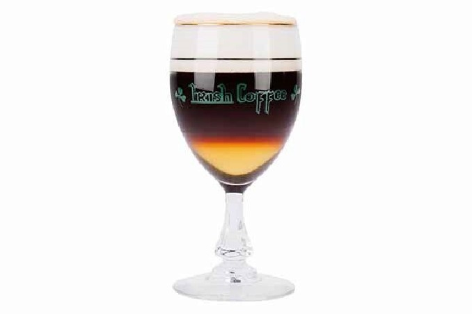 COSY MOMENTS IRISH COFFEE GLASS ‘TREFLE’ 24CL