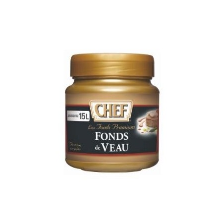 CHEF FOND BRUN DE VEAU PREMIUM LIÉ PATE (15L) 640G S/CDE PAR 6 POTS