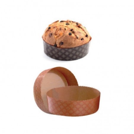 BAKVORM PANETTONE PAPIER Ø15,5CM HT5,5CM 50ST