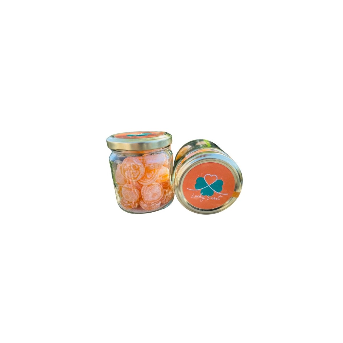 LUCKY SWEET MANDARIN CANDY 130GR JAR