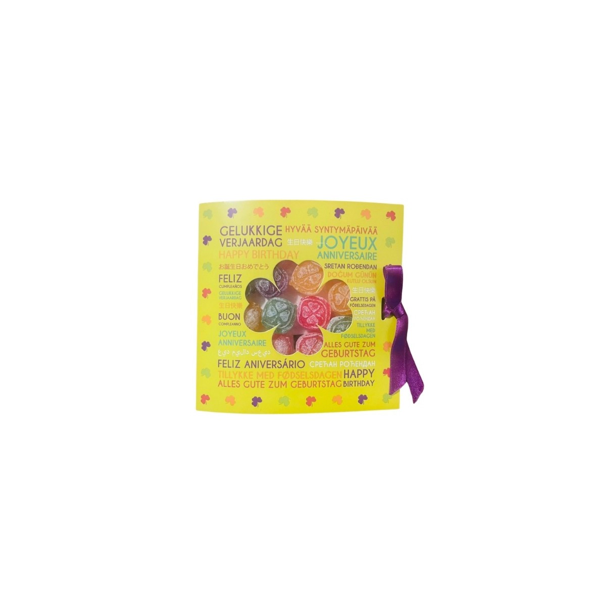 LUCKY SWEET ASSORTED CANDY 65GR CARD "HAPPY BIRTHDAY"