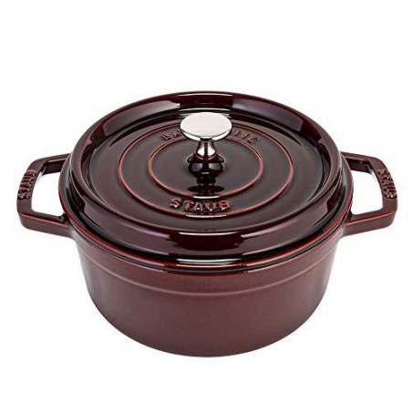 STAUB BORDEAUX RONDE BRAADPAN 24CM-3.80L