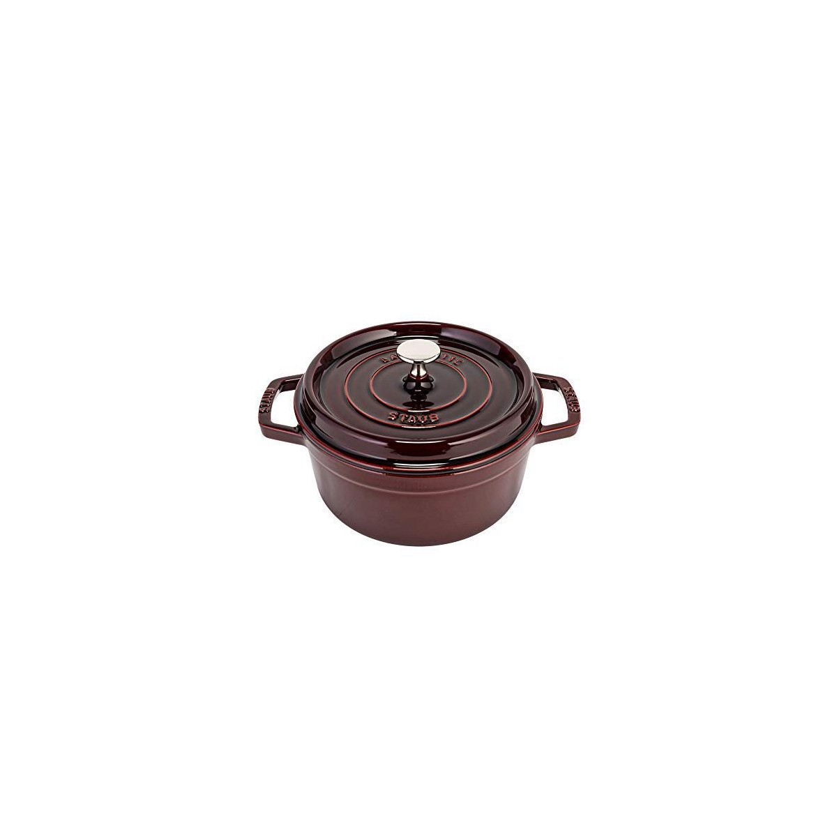 STAUB BORDEAUX RONDE BRAADPAN 24CM-3.80L