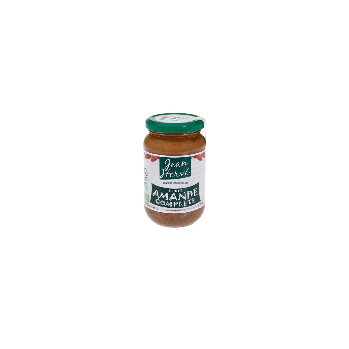 JEAN HERVÉ PUREE D'AMANDE COMPLETE BIO 350GR