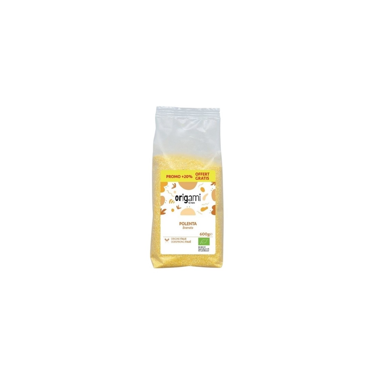 ORIGAMI POLENTA (+ 20% FREE)  BIO  600 GR