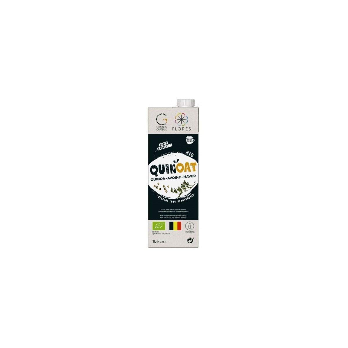 FLORESFOOD QUINOAT-BOISSON QUINOA AVOINE BIO 1L