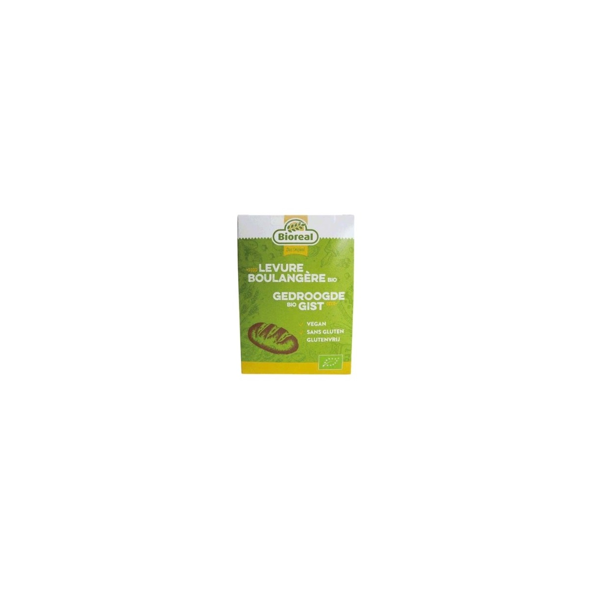 BIOREAL LEVURE SÉCHE SANS GLUTEN BIO 5X9GR