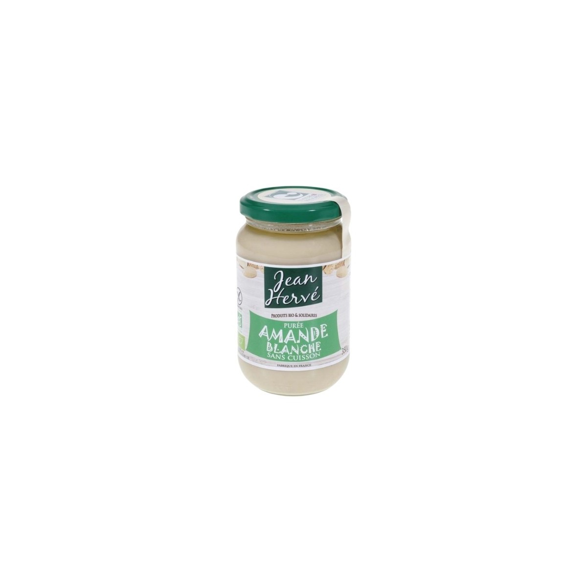 JEAN HERVÉ PUREE D'AMANDE BLANCHE SANS CUISSON BIO 350GR