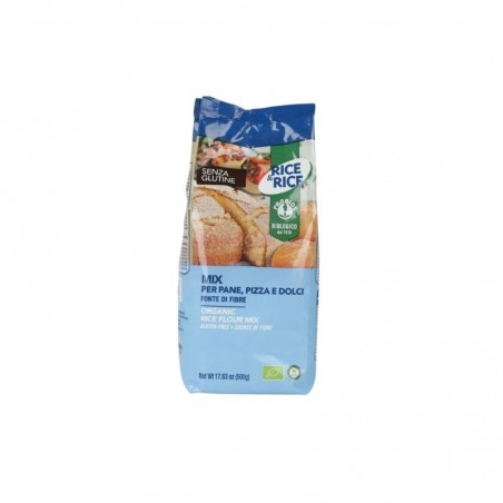 RICE & RICE GLUTENVRIJE BROODMIX  BIO  500 GR