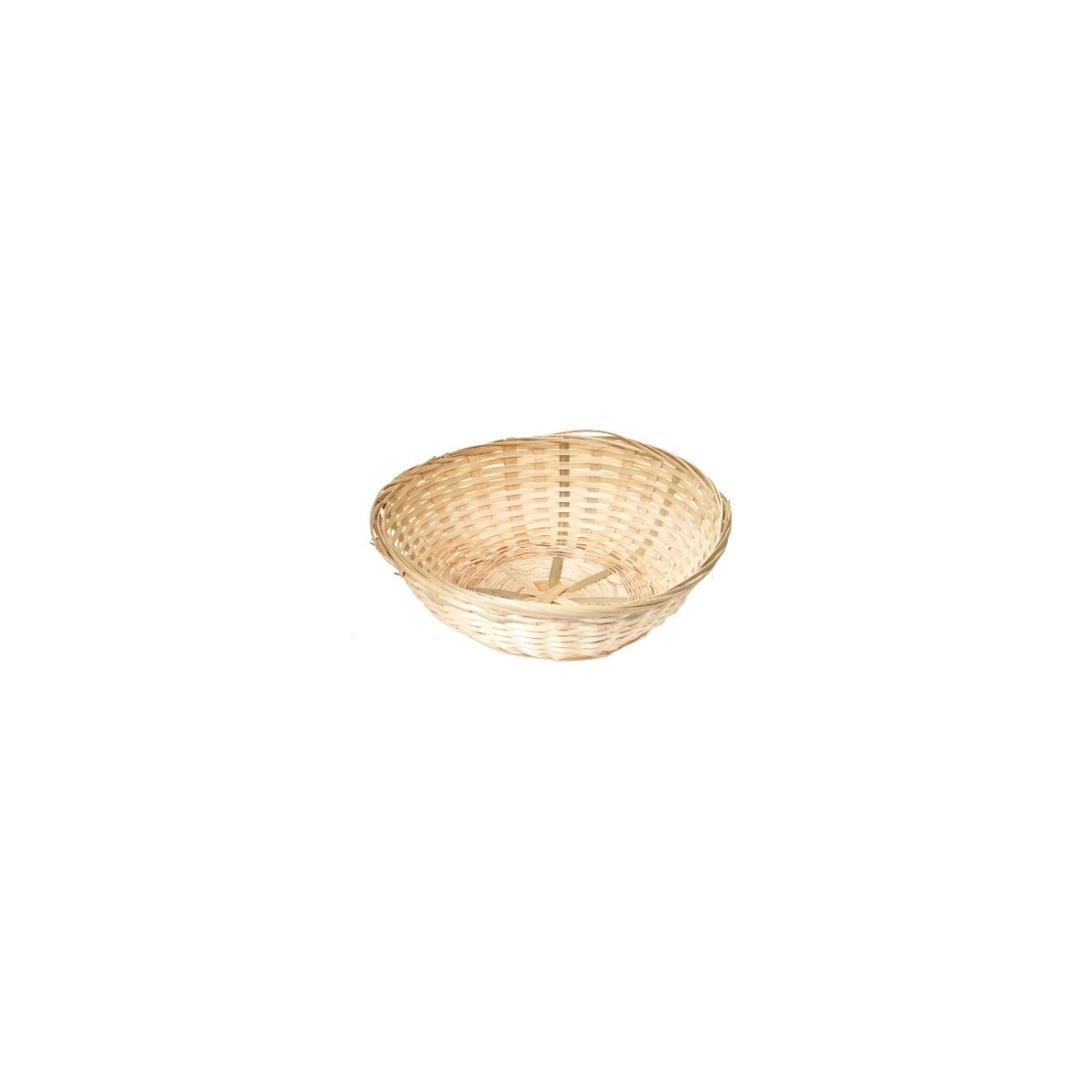 PANIER BAMBOU ROND  D/25CMXH/8CM