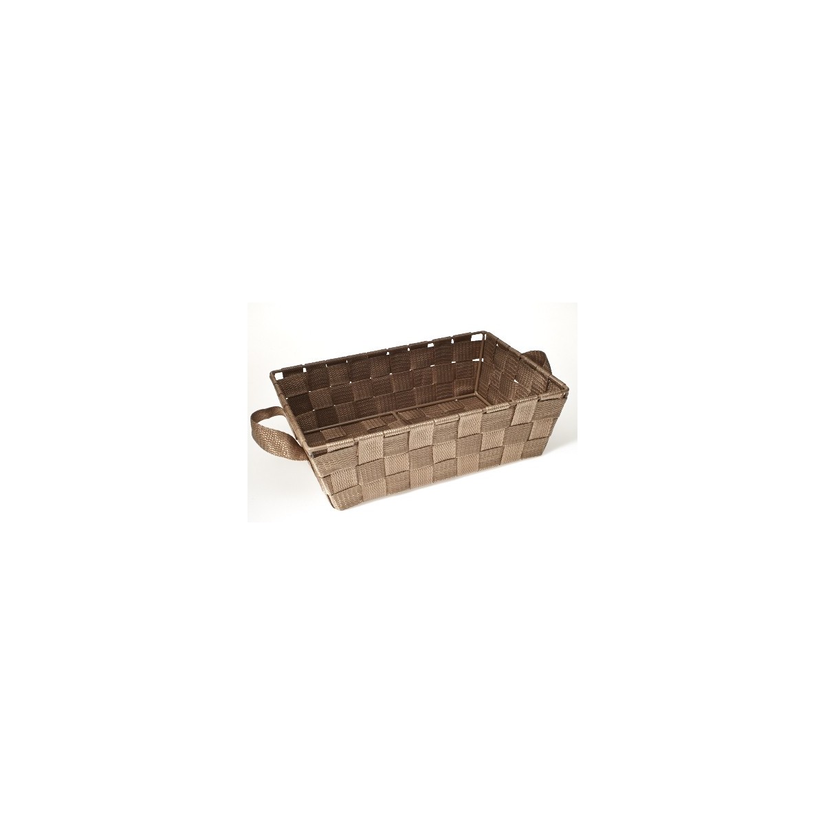 RECHTHOEKIGE MAND SM NOISETTE TOUW 28X19XH8CM