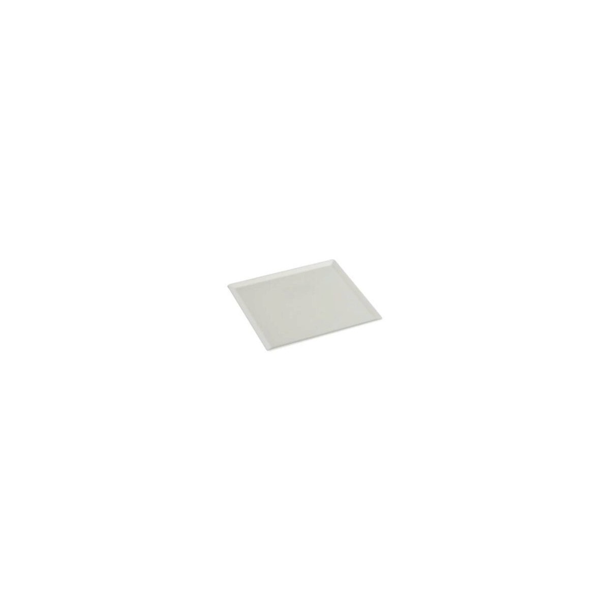 PLATEAU PLEXI BLANC "SMOKE" 20X20CM H5MM