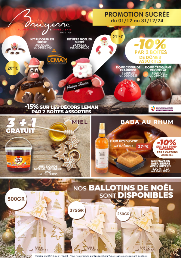 PROMO SUCREE DECEMBRE