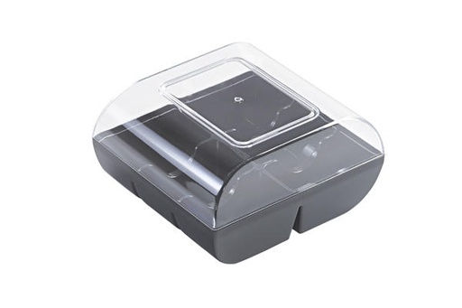 [70407666] BOITE MACADO NOIRE POUR 6 MACARONS