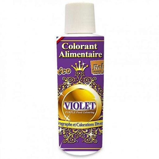 [70409345] VLOEIBAAR EETBAAR KLEURSTOF 125ML PAARS=FLES